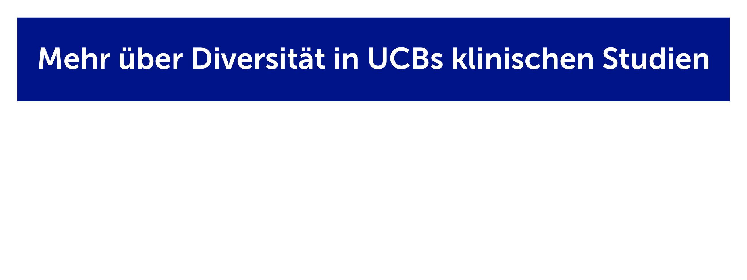 Button "Diversität in UCBs klinischen Studien"