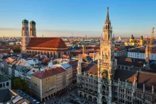 München als Gastgeberstadt der FOBI 2026 mit Blick auf die Innenstadt