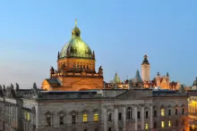 Stadtansicht von Leipzig