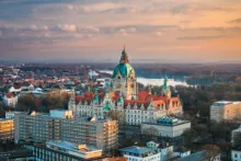 Fotografische Luftaufnahme von Hannover 