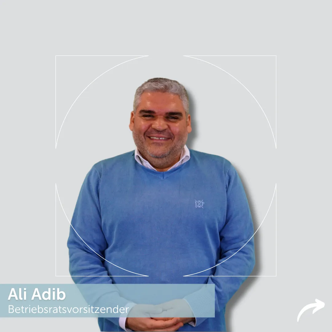 Foto von Ali Adib, Betriebsratsvorsitzender