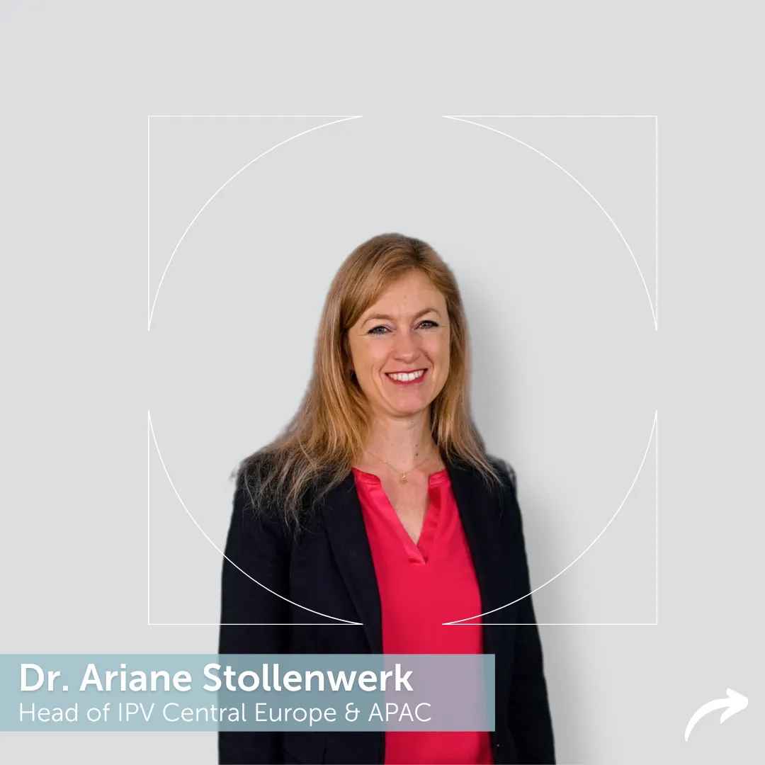 Foto von Dr. Ariane Stollenwerk, Head of IPV Central Europe/APAC