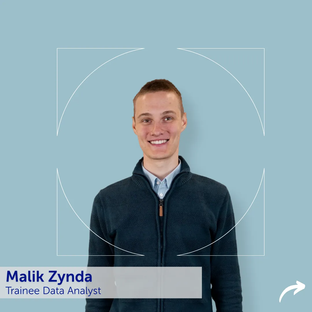 Foto von Malik Zynda, Trainee Data Analyst