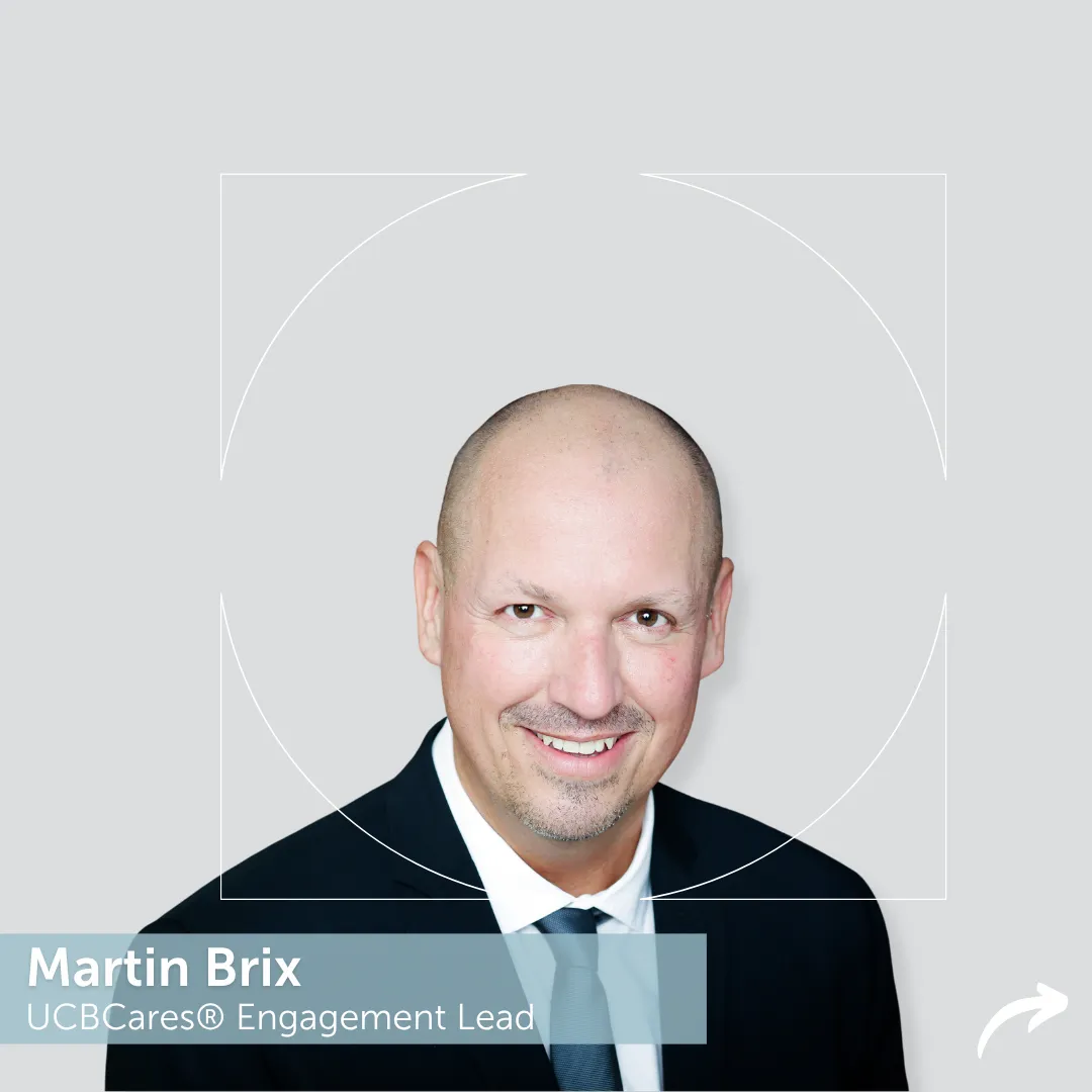 Foto von Martin Brix, UCBCares Engagement Lead