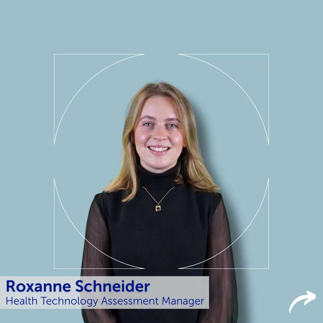 Foto von Roxanne Schneider, Health Technology Assessment Manager