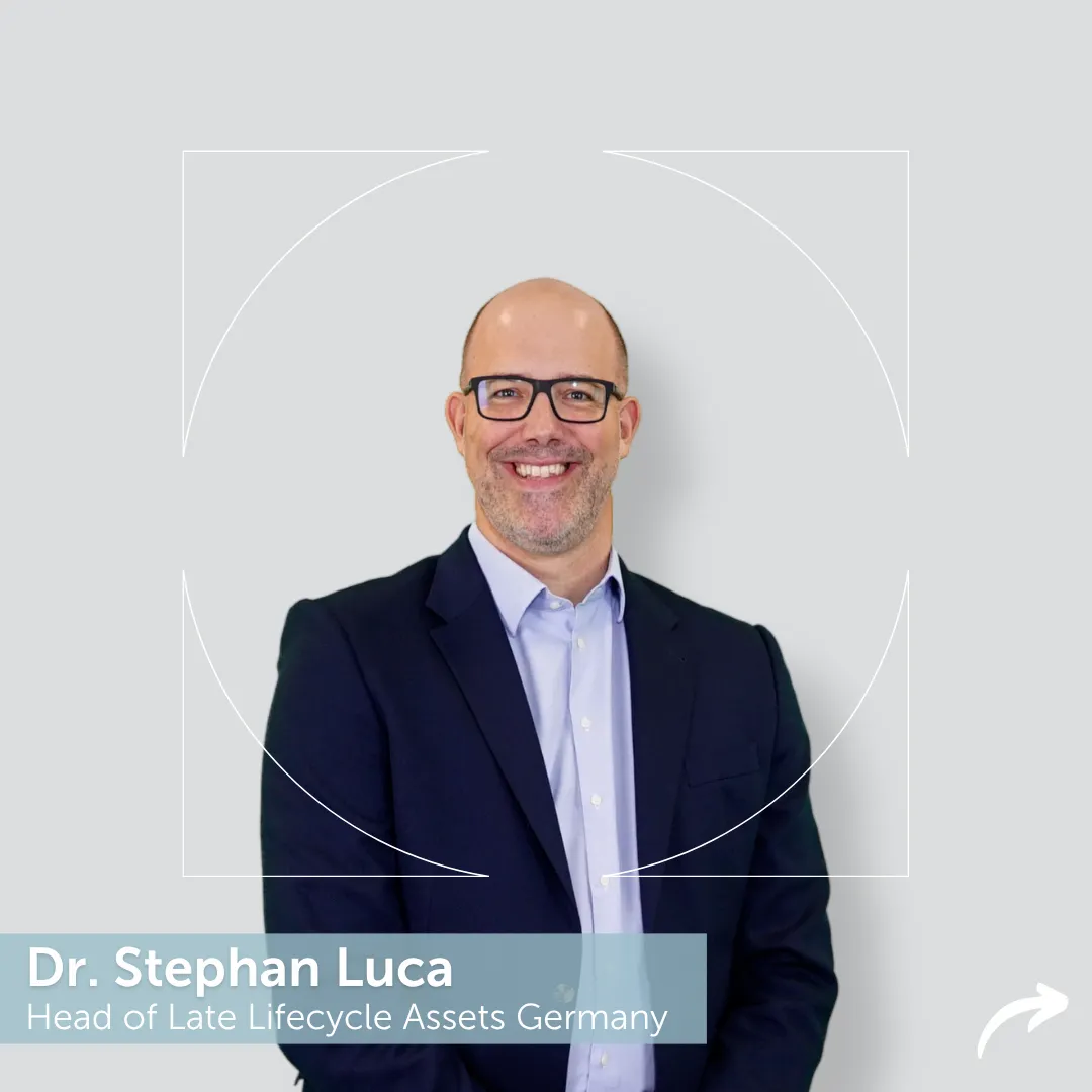 Foto von Dr. Stephan Luca, Head Late Lifecycle Assets DE and Alps