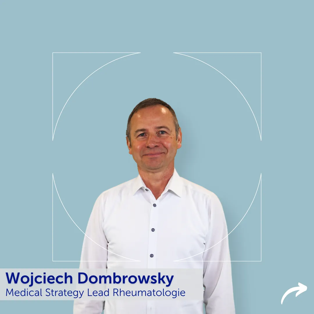 Foto von Wojciech Dombrowsky, Medical Strategy Lead Rheumatologie