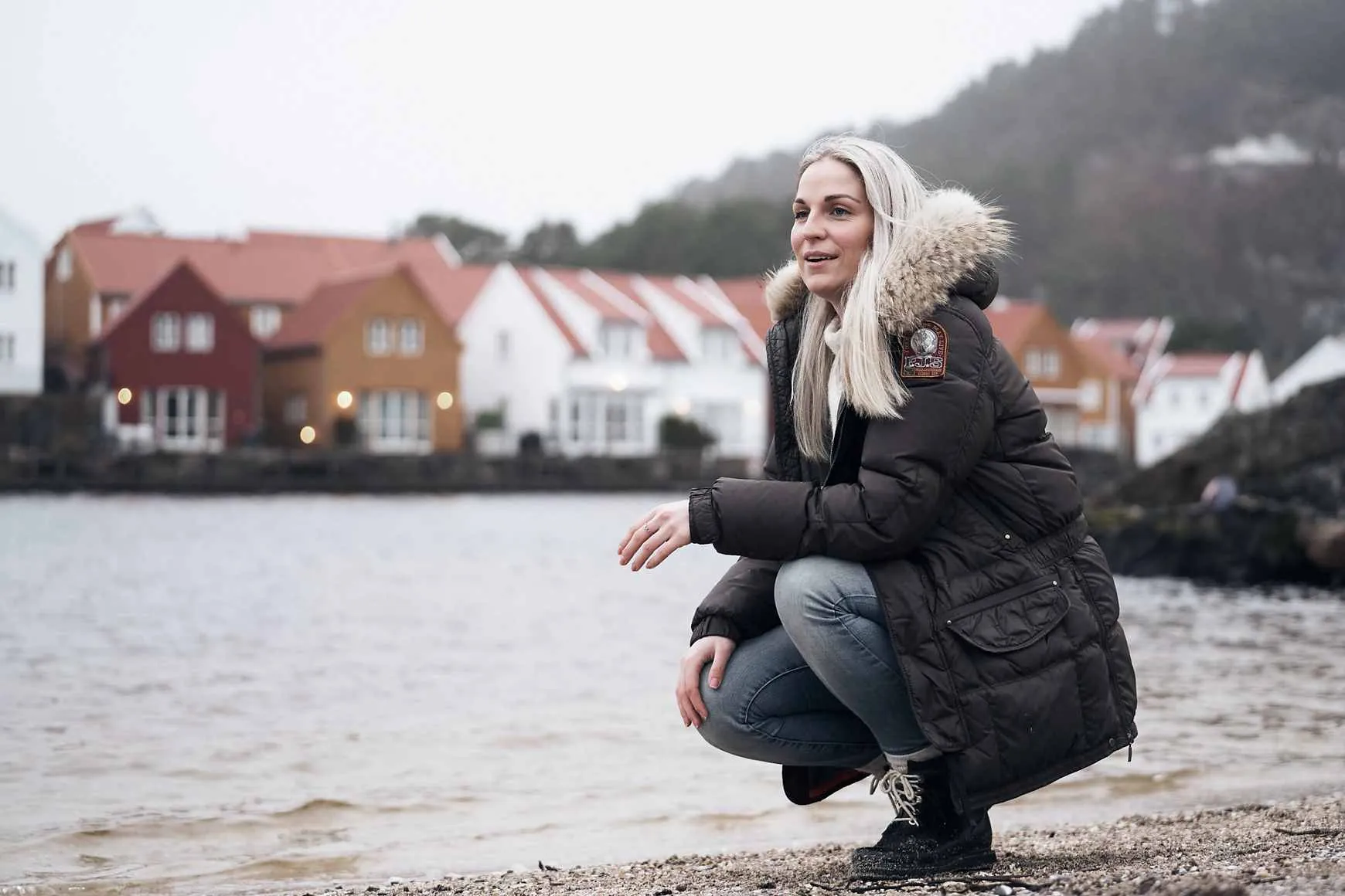 Foto einer Patientenbotschafterin, die mit Myasthenia gravis lebt.