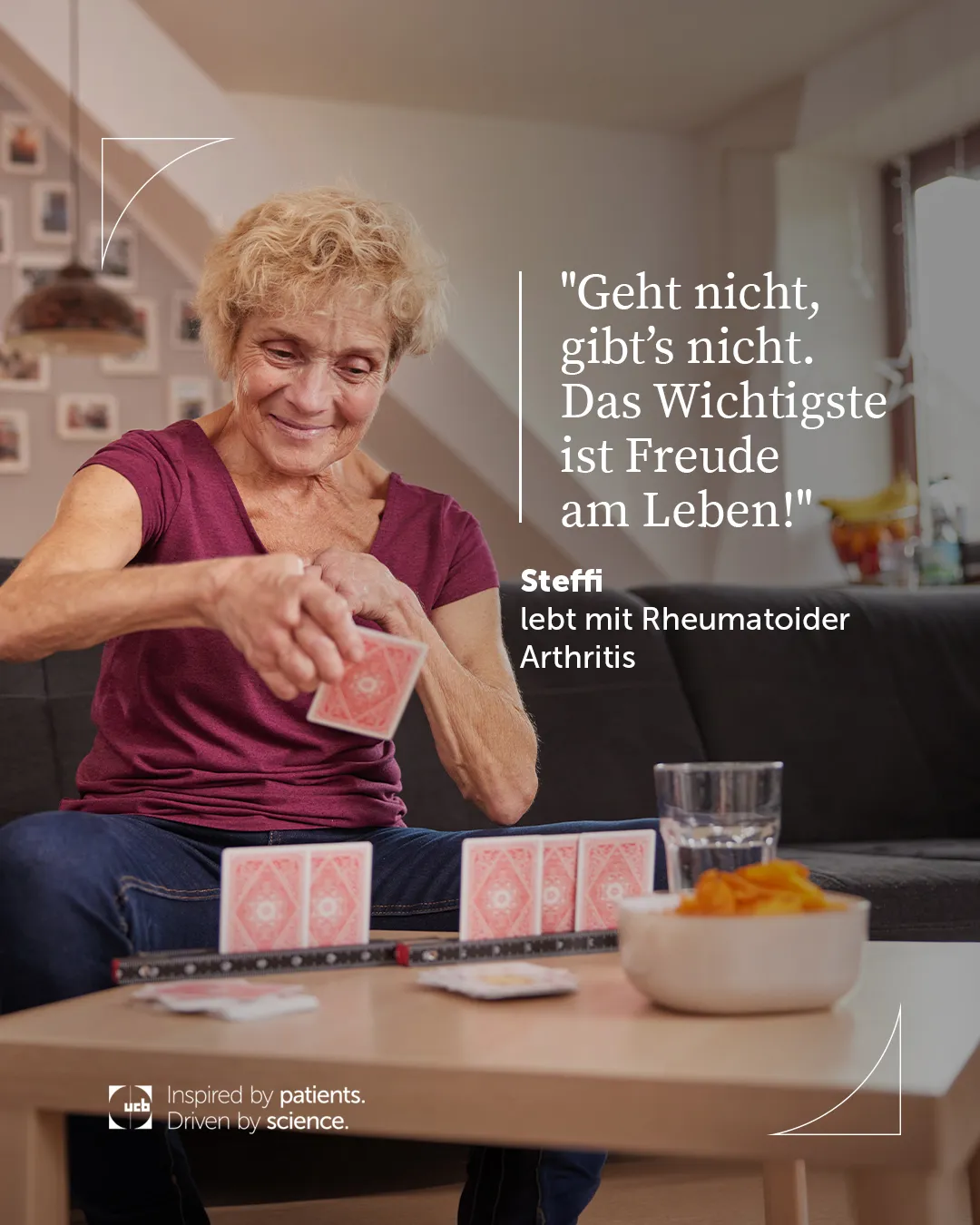 Steffi Inspiring Patients Kampagne