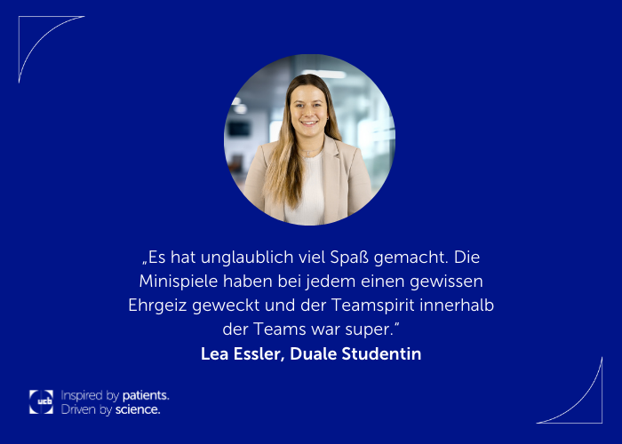 Foto von Lea Essler, duale Studentin bei UCB